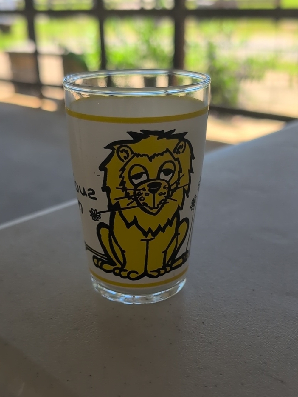Vintage Becker Milk /Juice Glass children's